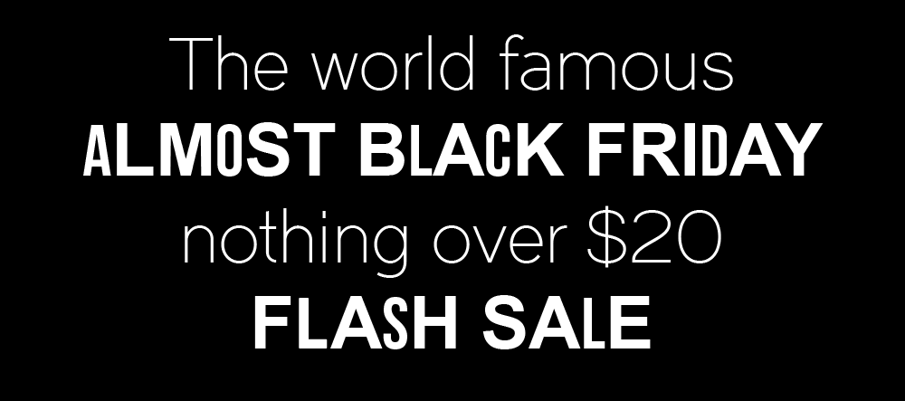 Simple and cryptic asset to tease Black Friday